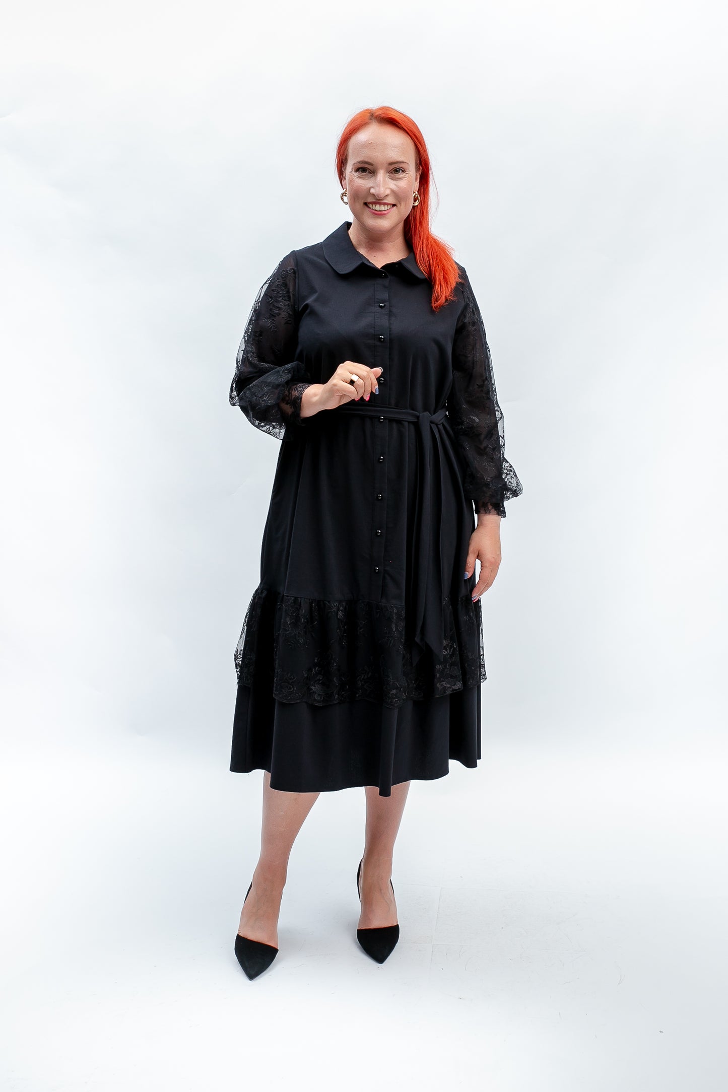 Eleganta melna kleita