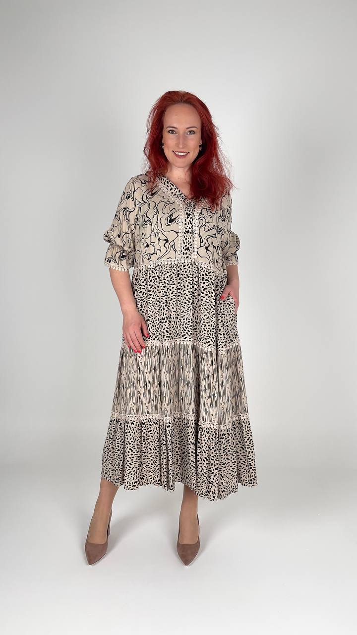 Boho gara kleita