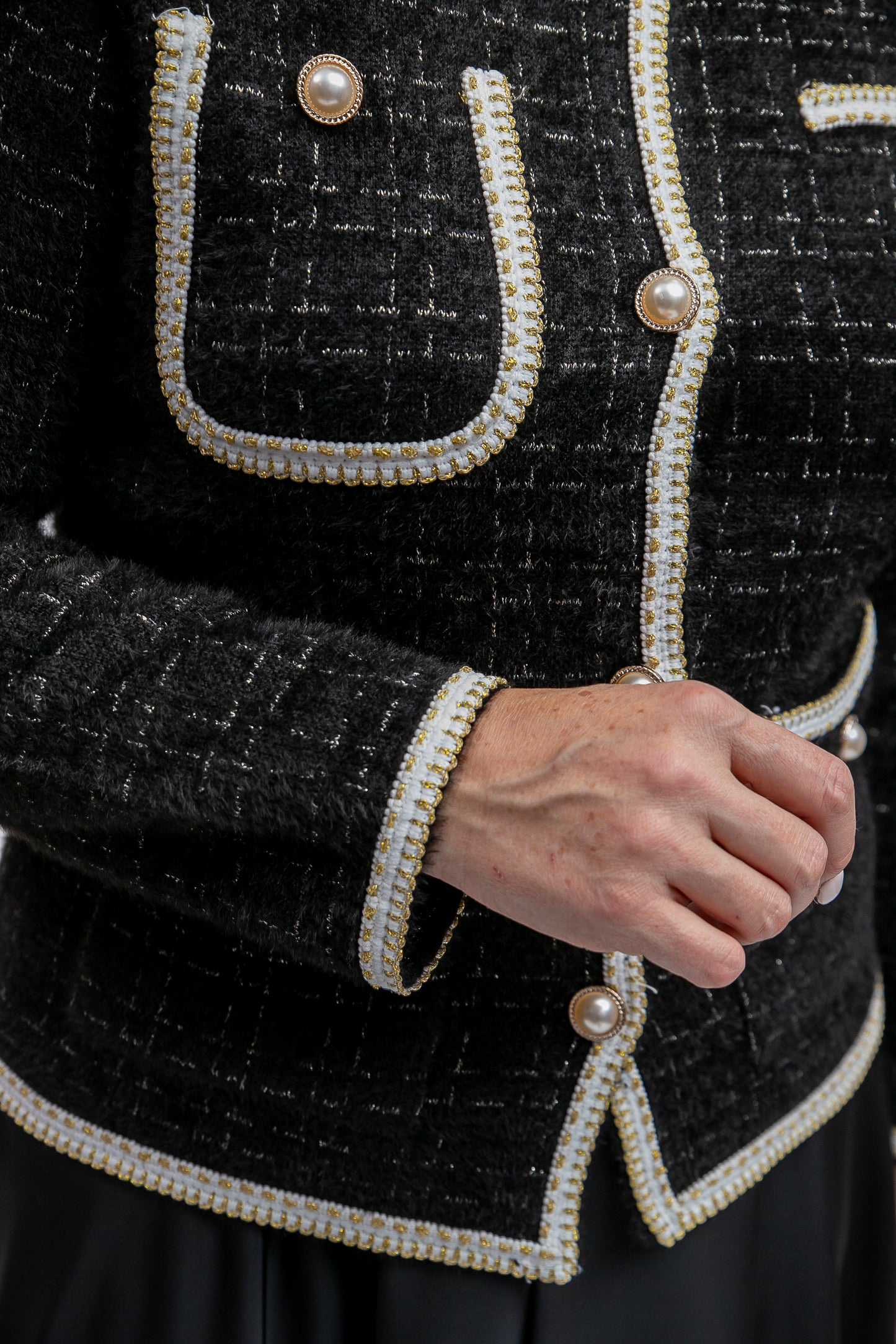 Melna eleganta jaciņa