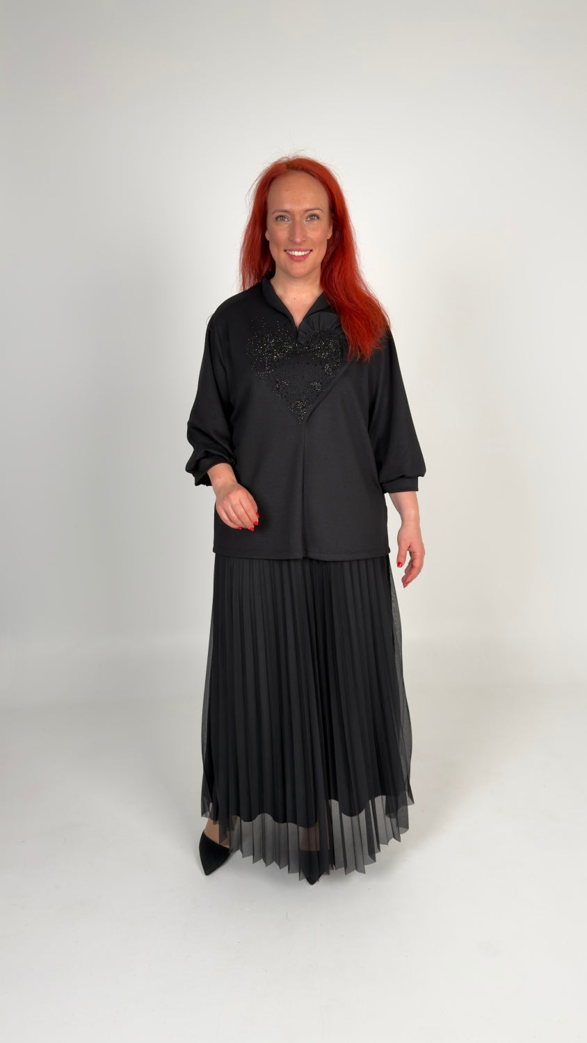 Šifona plīsētie svārki