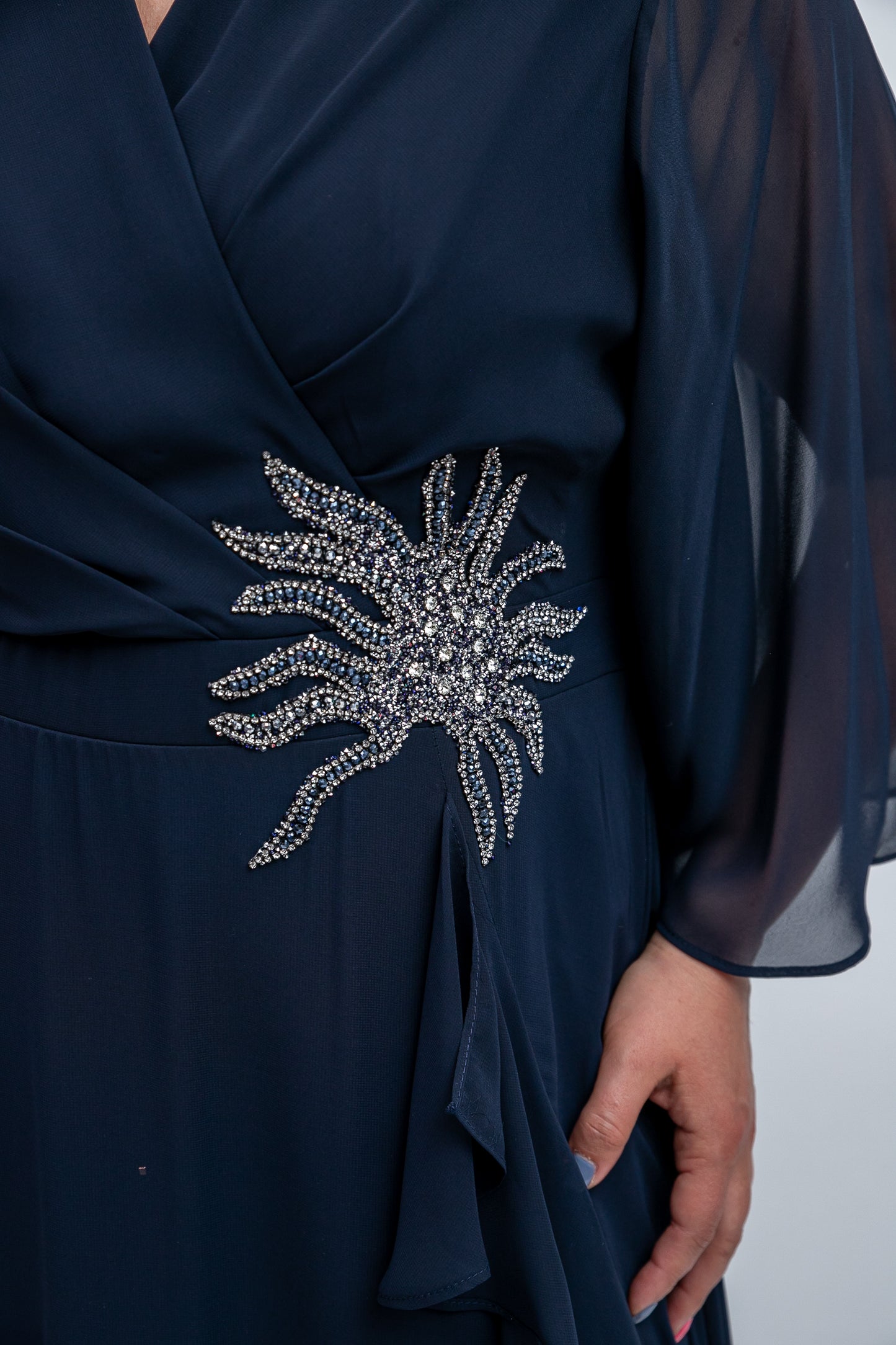 Eleganta gara kleita (3 krāsas)