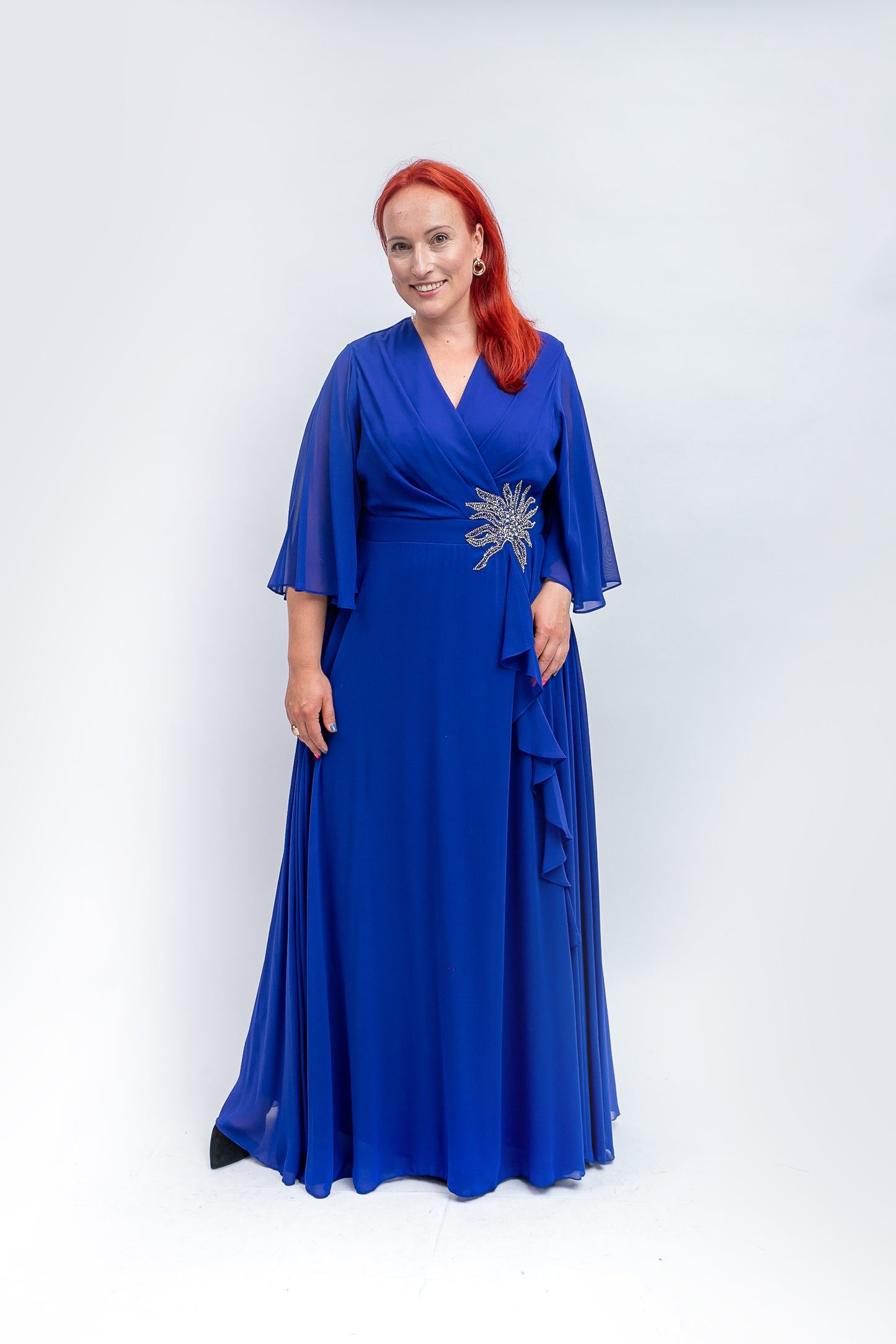 Eleganta gara kleita (3 krāsas)
