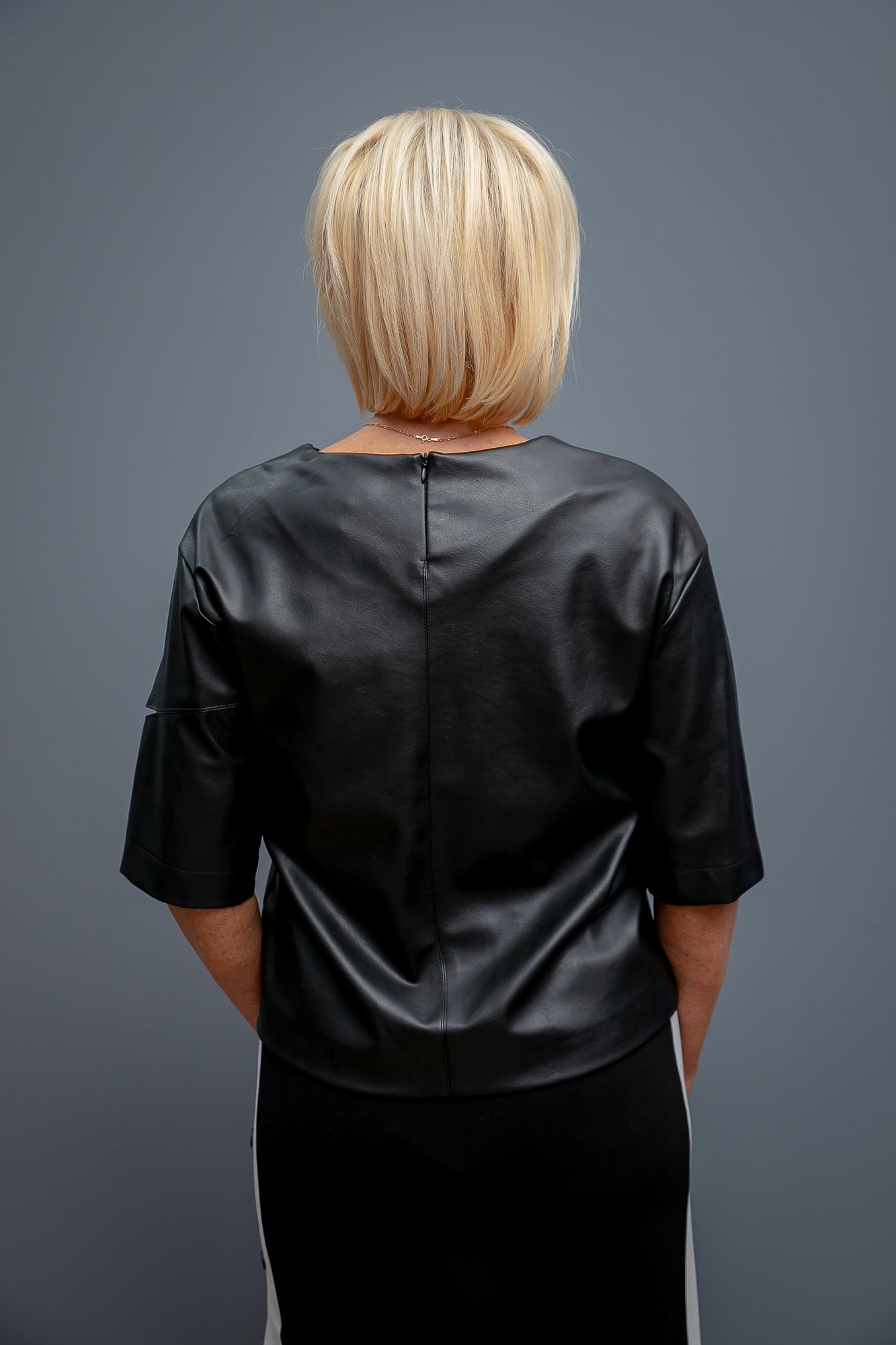 Eko ādas tops