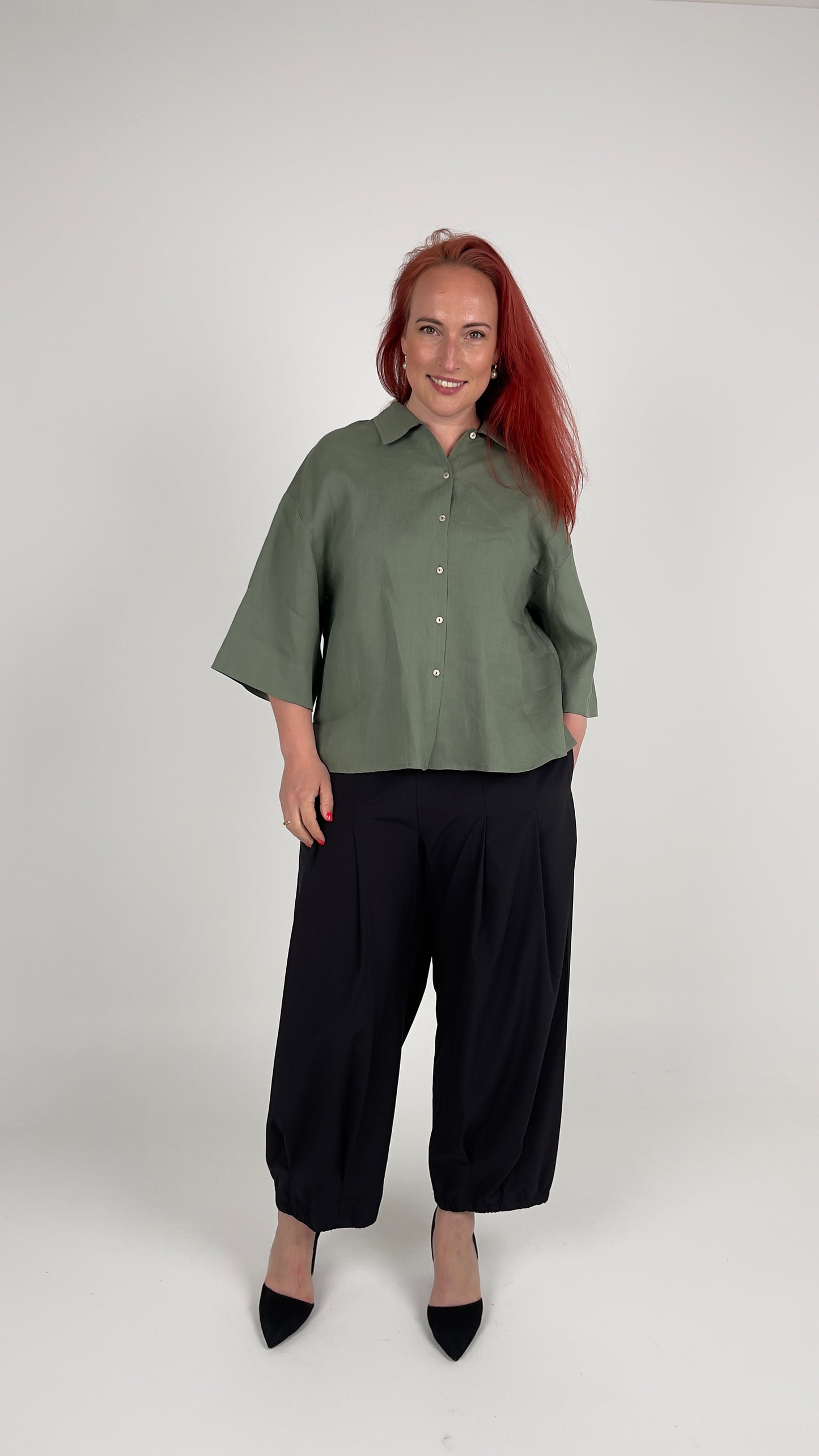 Lina krekls oversize stilā