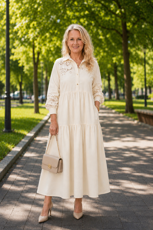 Kokvilnas kleita ikdienai