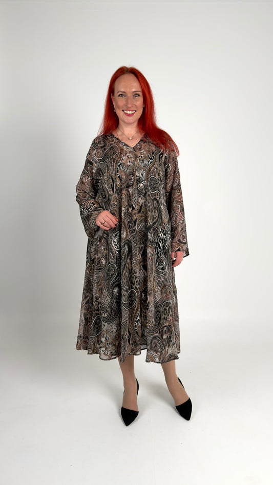 Šifona kleitas komplekts ar apakškleitu