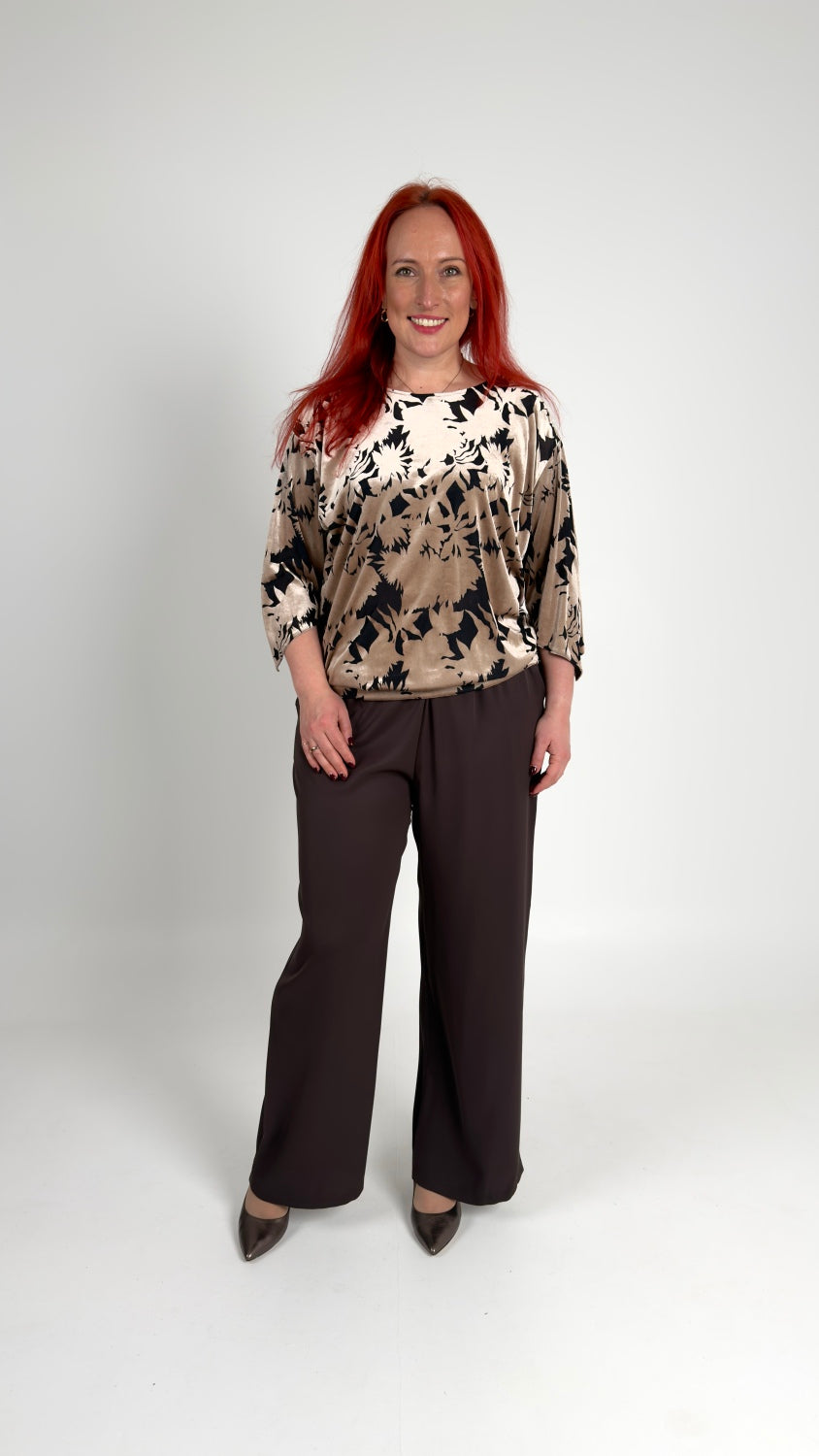 Samta blūze ar 3/4 piedurknēm