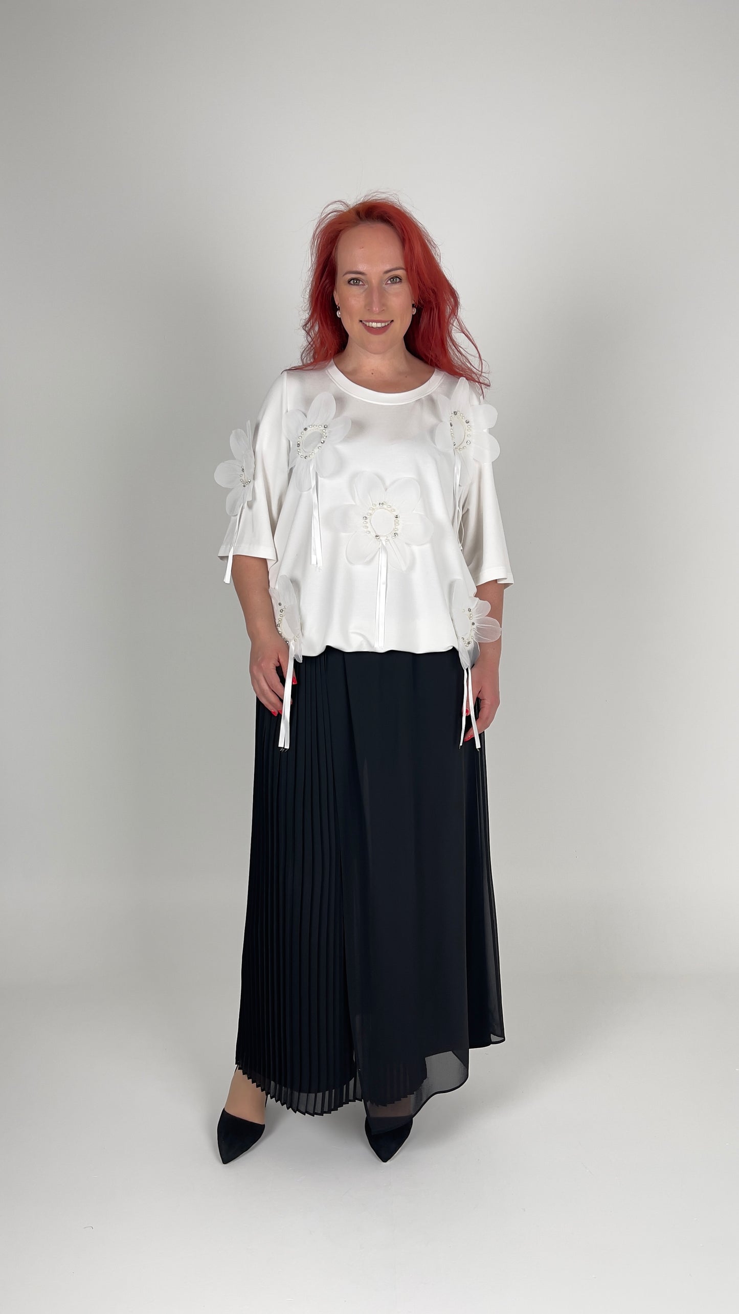 Eleganti un gaisīgi šifona bikssvārki