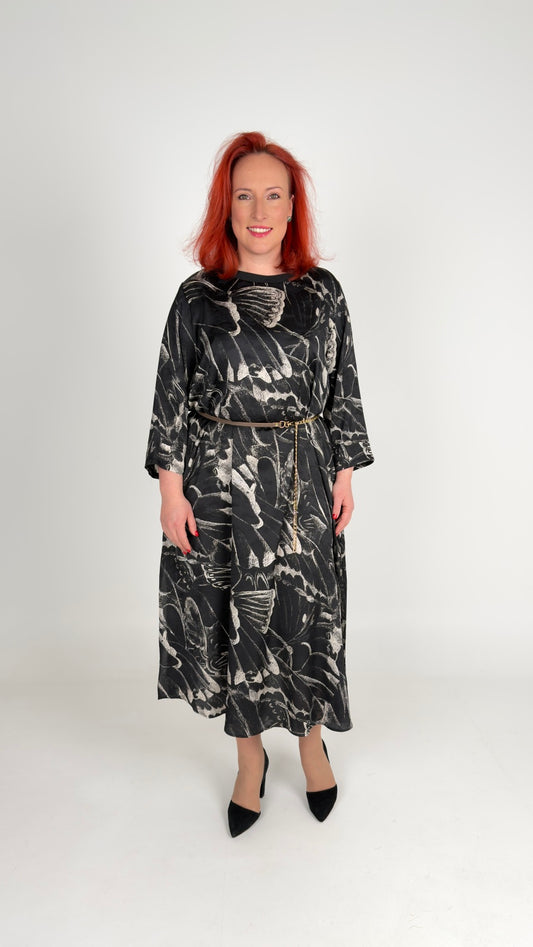 Viegla viskozes kleita ar jostu ikdienai