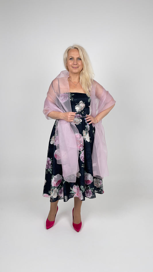 Eleganta maigi rozā šalle